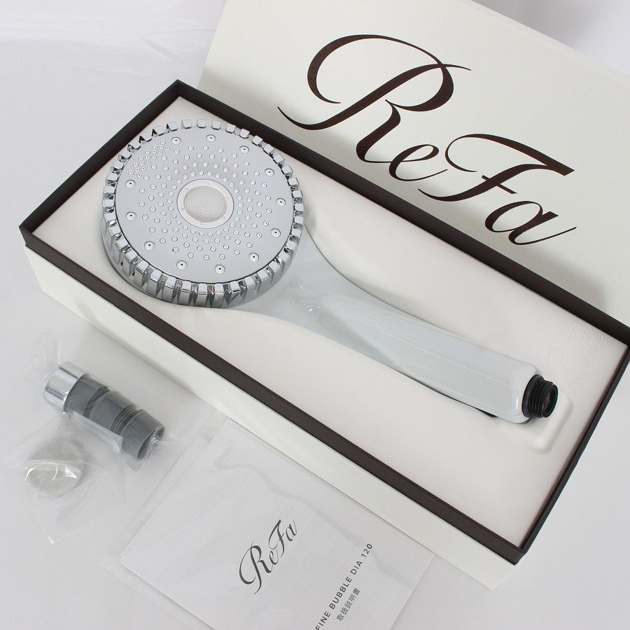 MTG ReFa FINE BUBBLE DIA 120 RS-AN-02B ホワイト シャワーヘッド リファ ファインバブル ダイア 本体