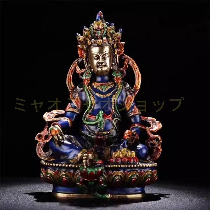 富の神 チベット 置物 オブジェ 銅製 インテリア 玄関 リビング 装飾品 工芸品 美術品 運気 風水 開運 健康運 出世運 家庭運 家内安全 銅製 財運 縁起物