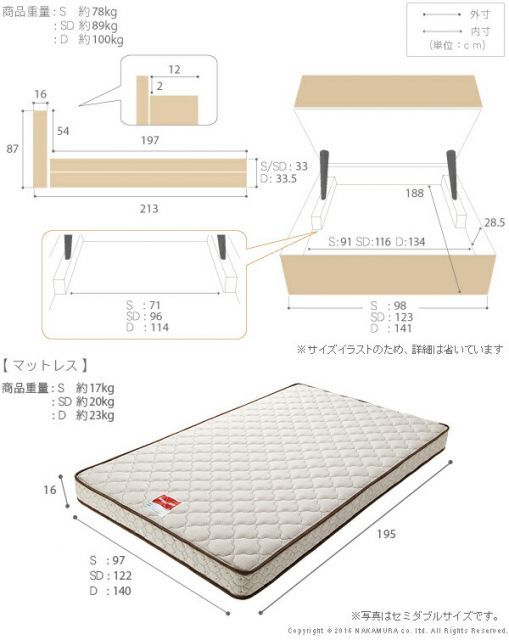高密度連続スプリング 防ダニ