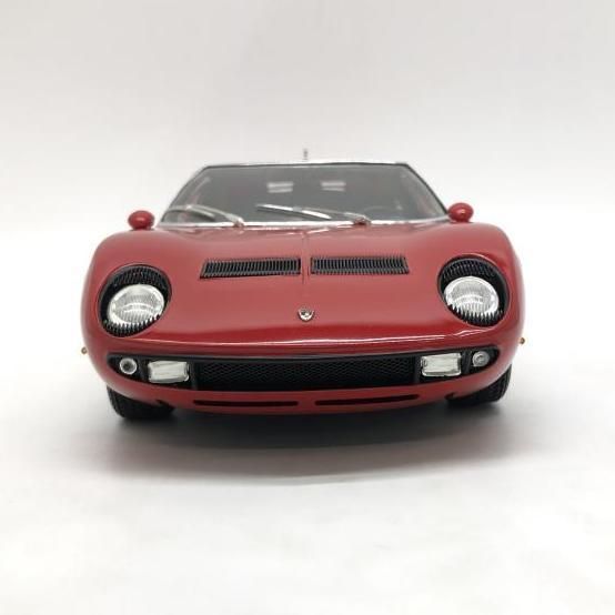 京商オリジナル 1/18 ランボルギーニ ミウラ P400S レッド ゴールド 予約] 京商 1/18 ランボルギーニ ミウラ P400 オレンジ KS08314PB