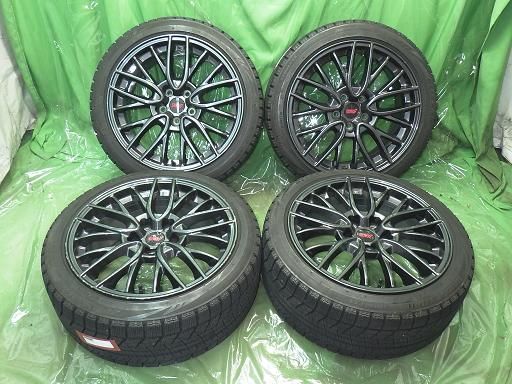 【中古】BRIDGESTONE   スタッドレス  バリ山 スバル STI 18インチ ブリヂストン ブリザックVRX