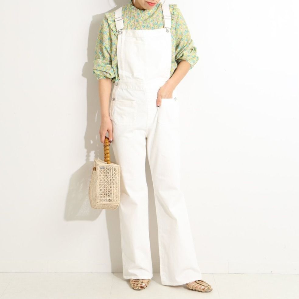 IENA LA BOUCLE デニムオーバーオール◆インディゴ IENA LA BOUCLE（イエナラブークル）の「IENA LA BOUCLE デニム