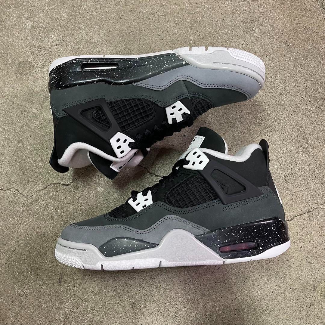Nike GS Air Jordan 4 Retro Fear ナイキ エアジョーダン4 レトロ フィアー FQ 8213-002 23.5 cm