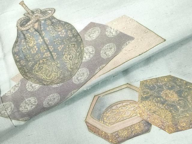 平和屋着物○石川県指定無形文化財 牛首紬 白山工房 手織り 訪問