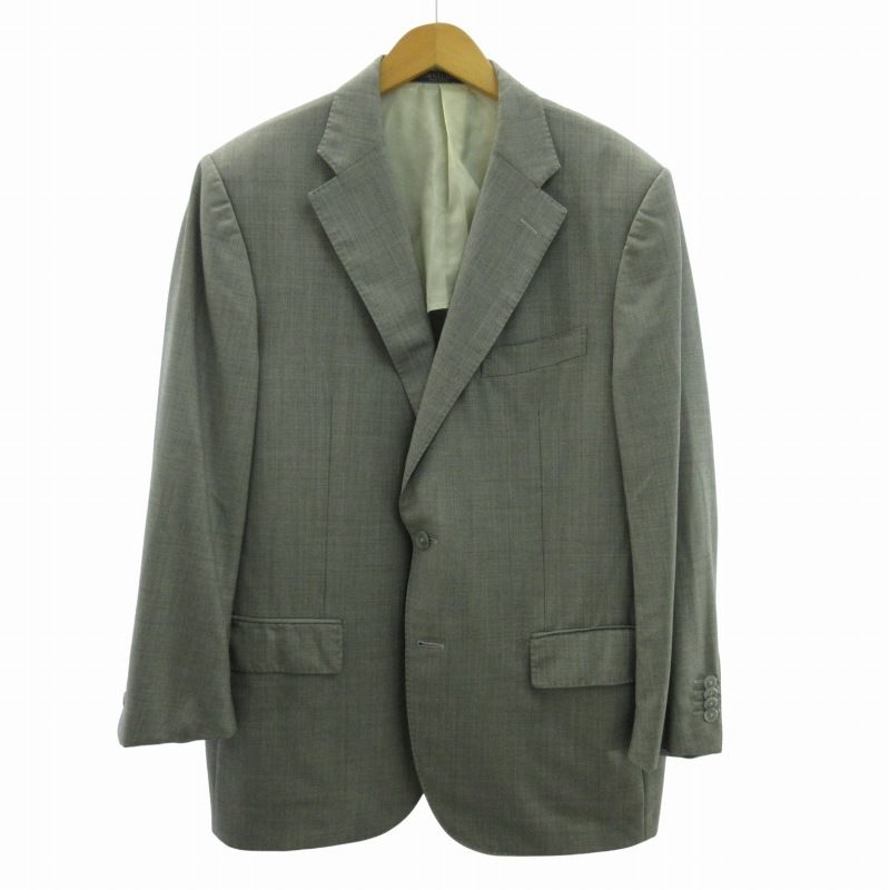 コルネリアーニIDジャケット　伊製　麻毛混　XL クリーニング済み　美品　夏物 Identity Jacket