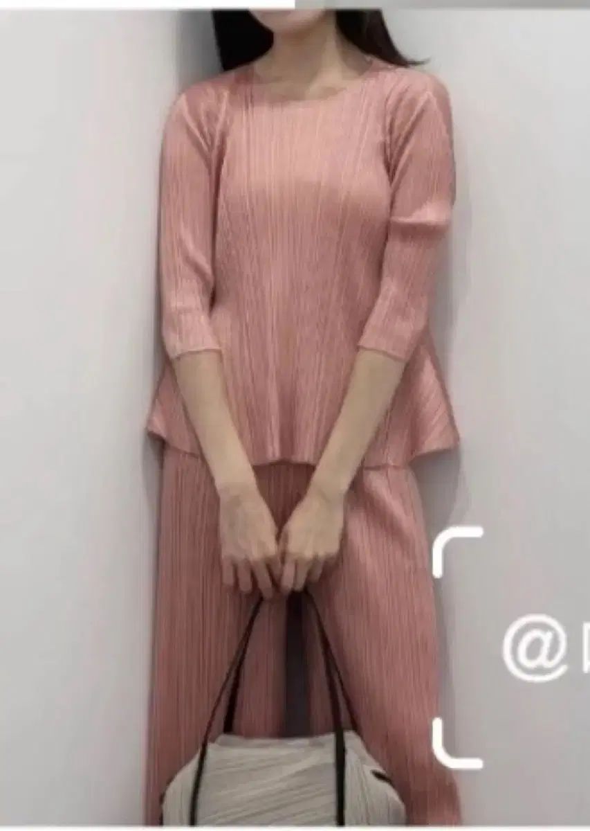 PLEATS PLEASE プリーツプリーズ 光沢 ピンク トップス セット