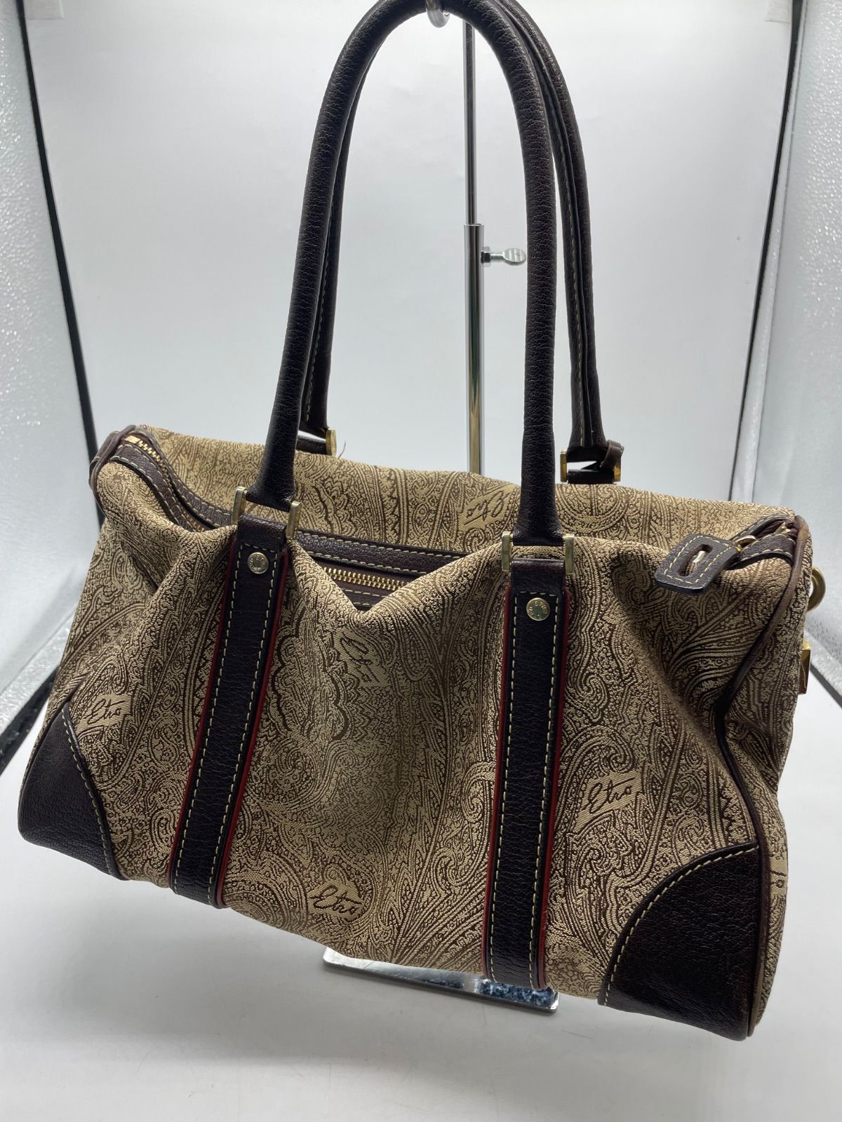 エトロ ETRO ペイズリー柄 ボストンバッグ - メルカリ
