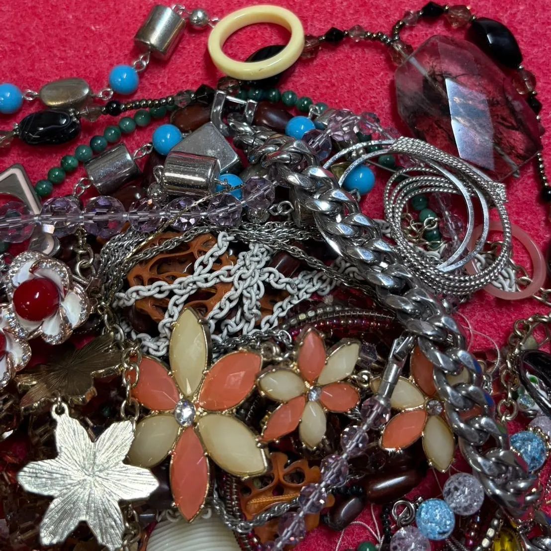 ✨400g超✨】遺品整理 生前整理 アクセサリー 金 指輪 ネックレス