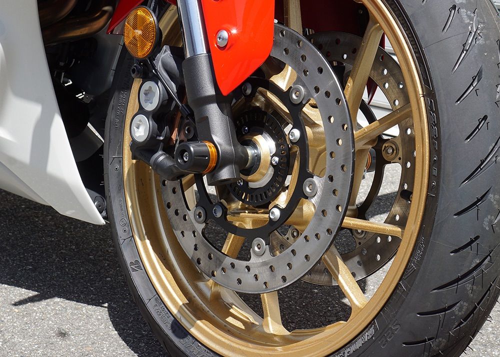 YZF-R7 フロント アクスルスライダー 青 SNIPER スナイパー SP0154BL