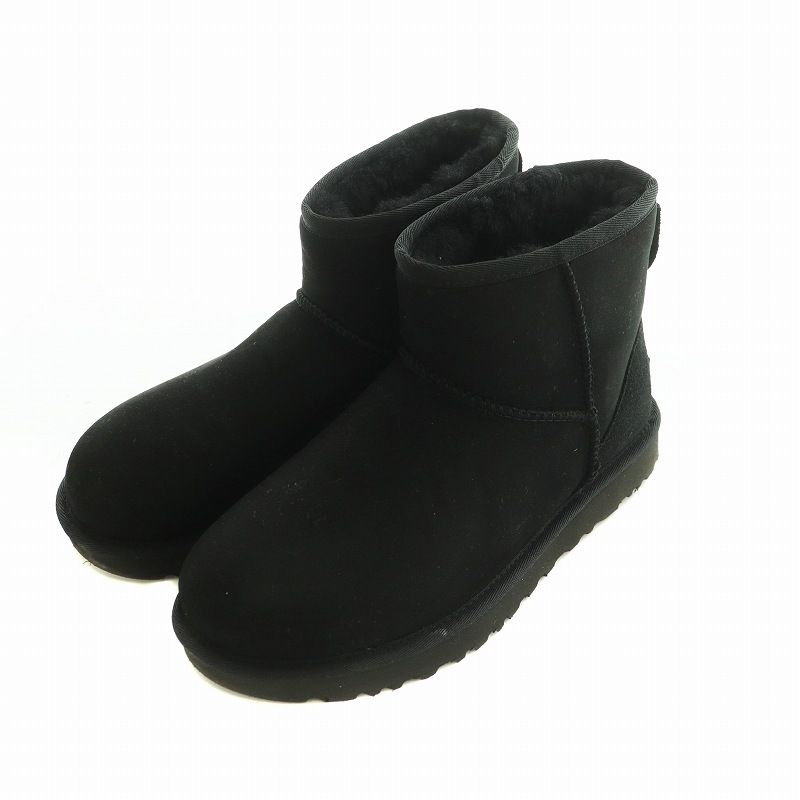 【MEI】UGG アグオーストラリア シューズ 黒 美品 UGG アグ スニーカー ローメル レディース LOWMEL ブラック 黒