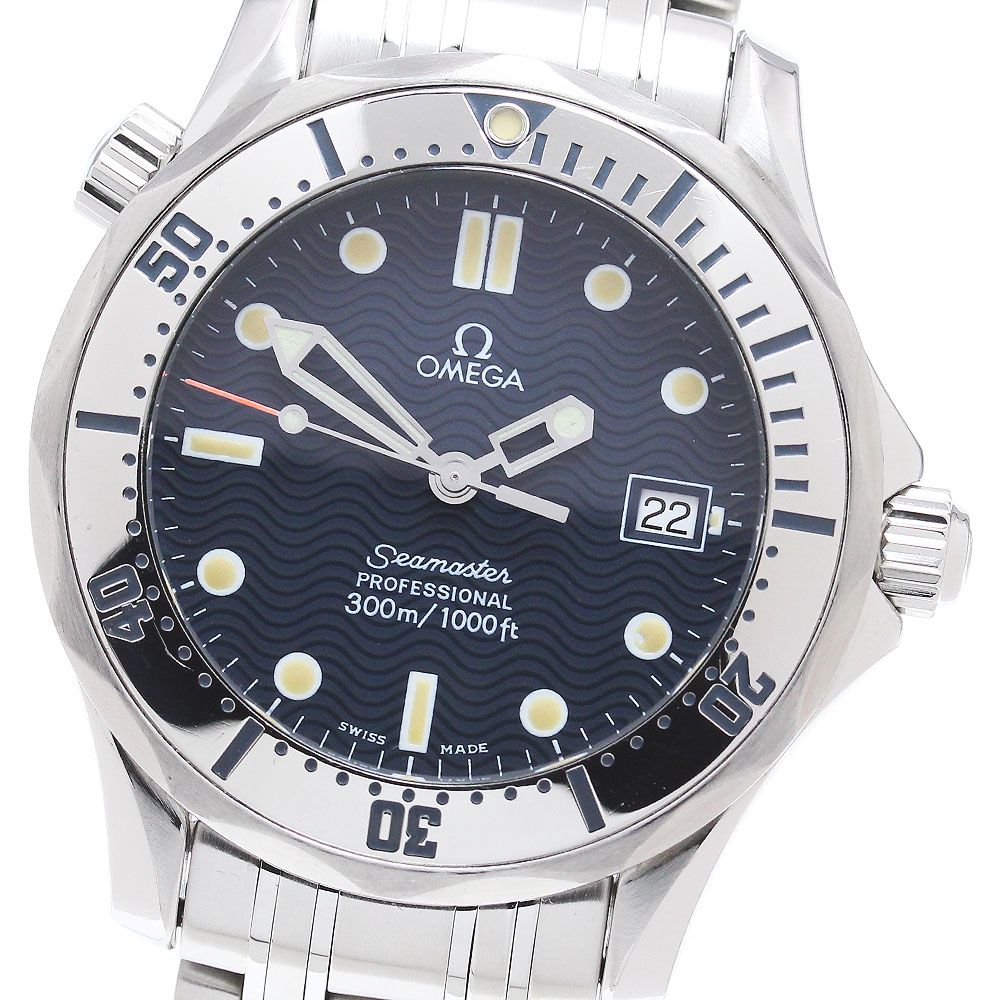 オメガ OMEGA 2562.80 シーマスター300 デイト クォーツ ボーイズ良品_866347