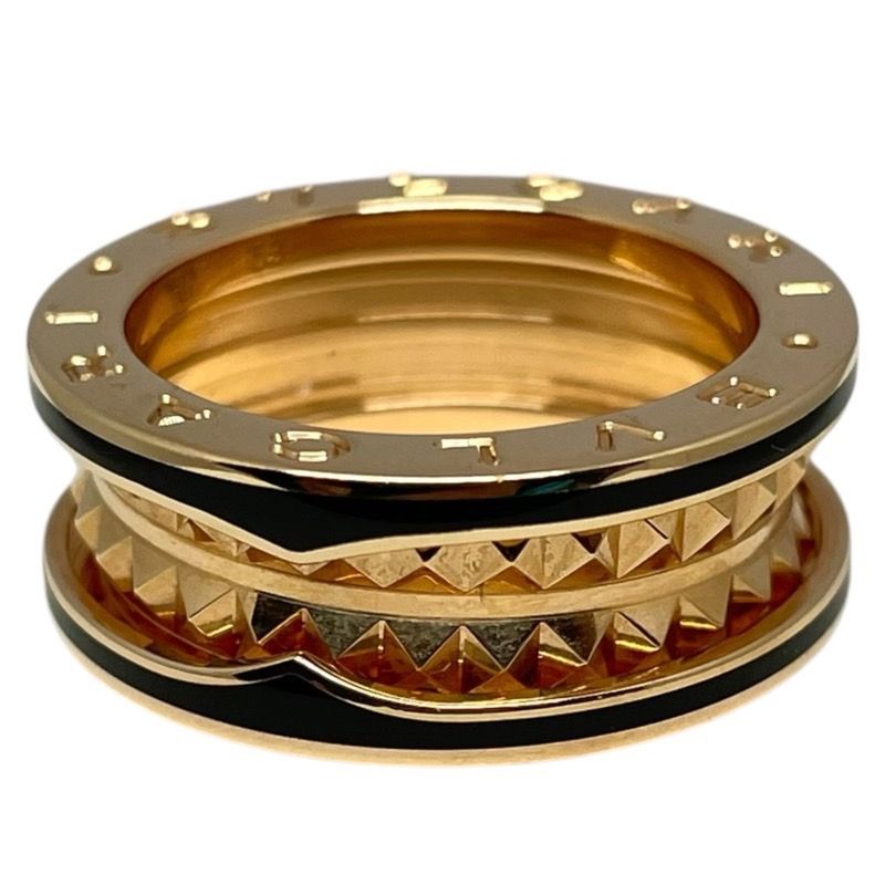ブルガリ BVLGARI ビーゼロワンロックリング 2バンド 750PG  