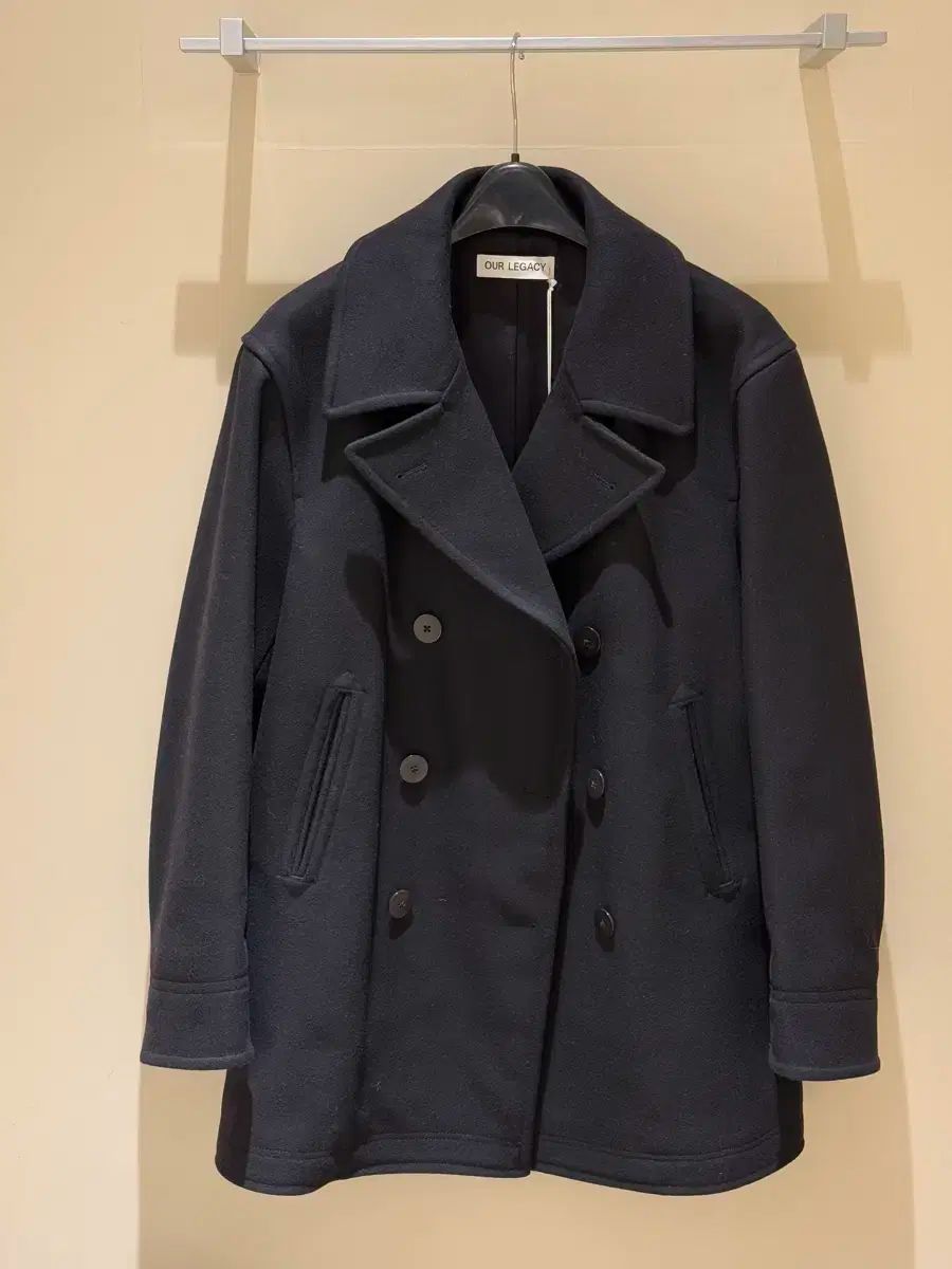 OUR LEGACY ピーコート ブラック オポレントメルトン Our Legacy - Peacoat Black Opulent Melton