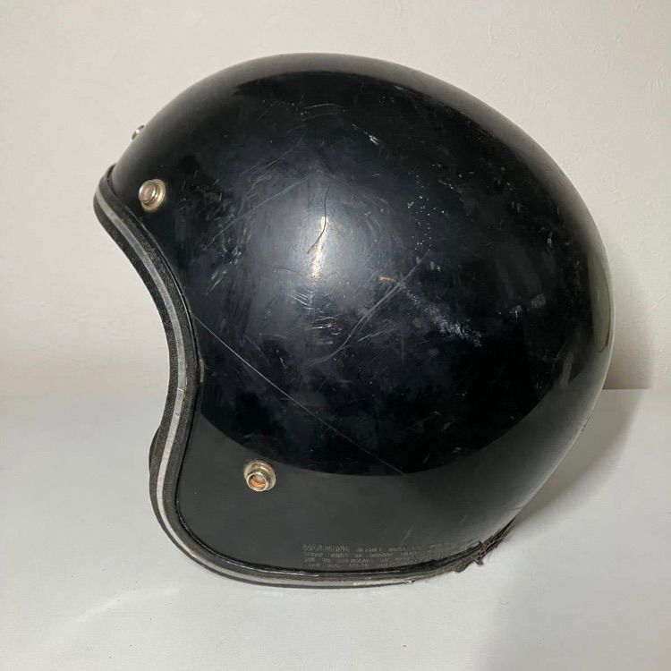 GRANT Mサイズ ビンテージヘルメット 80年代 黒 RG-9 バイカー旧車 ハーレー ジェット グラント ショベル EVO バイク USA BELL buco
