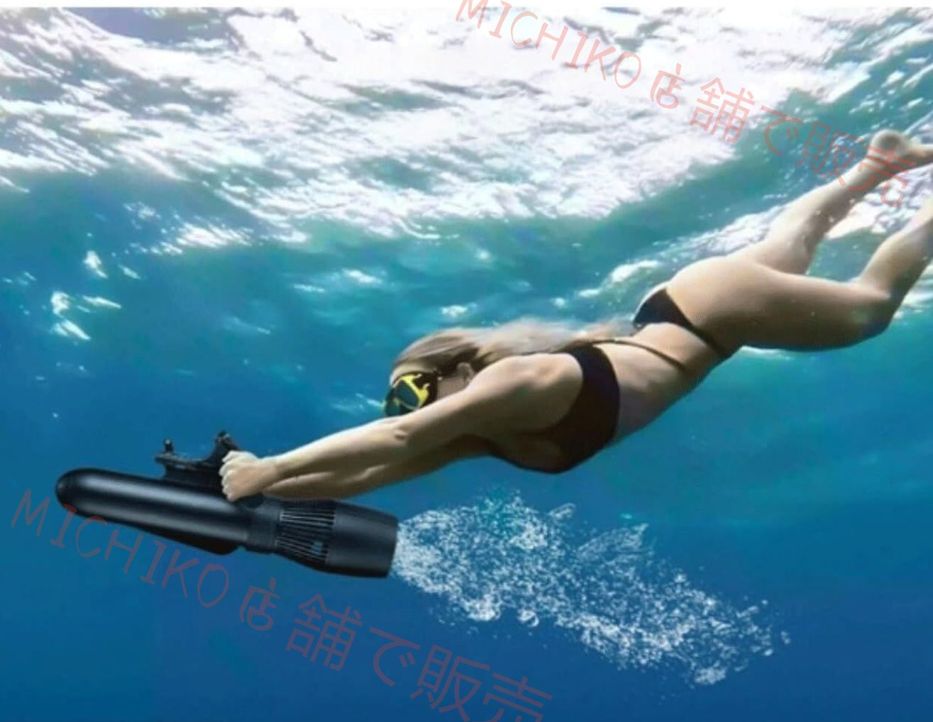 水中スラスター 500W ダイビング水泳ブースター サーフボードに適したシースクーター 取り外し なバッテリー 10000mAh 130分 ウォータースポーツ - プール - シュノーケリング - 海の冒険に