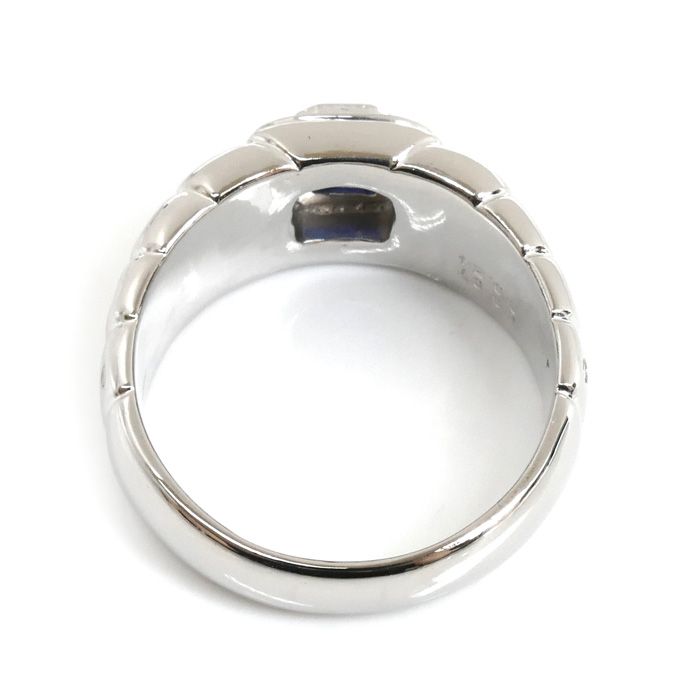 Pt900プラチナ リング 指輪 サファイア0.67ct ダイヤモンド0.24ct 22.5号 22.5g メンズ USTAUSTRALIA_COM_AU