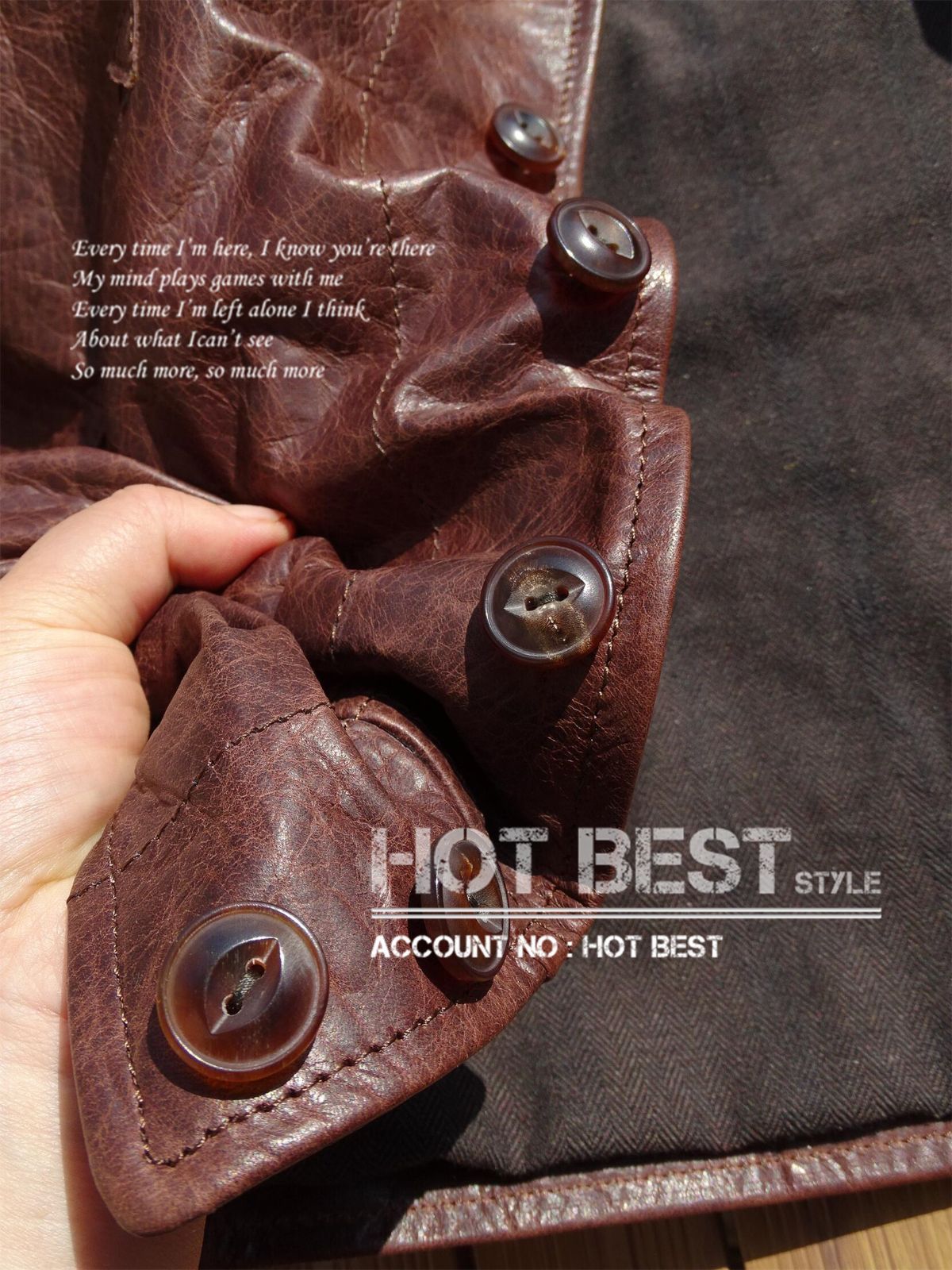 0.9mm ホースハイド 復刻30's A-1タイプ アインシュタイン 柔らかめ 革