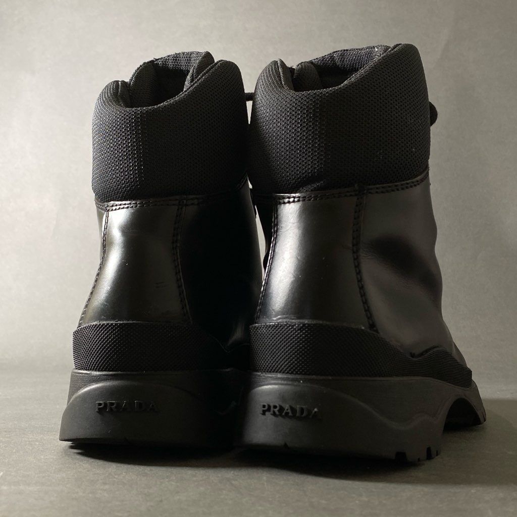 2h3 PRADA プラダ レースアップ トレッキングブーツ 5 1/2