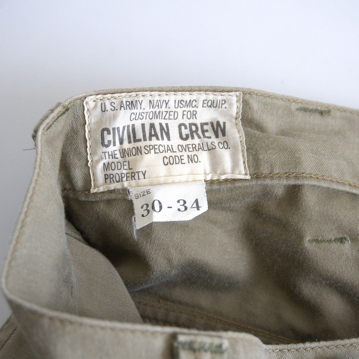 美品】FREEWHEELERS UNION SPECIAL OVERALLS【Deck Trousers】30×34 