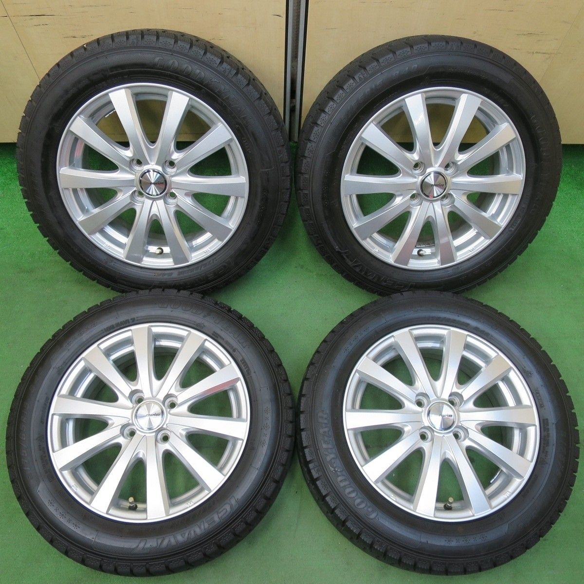 超バリ溝 ほぼ10分 スタッドレス 175/65R15 グッドイヤー アイスナビ7 