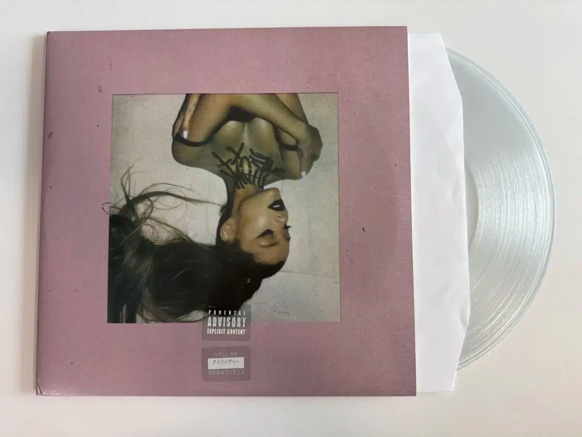 アリアナ 大きい TARGET us 版 盤 期間 thank u next クリア LP