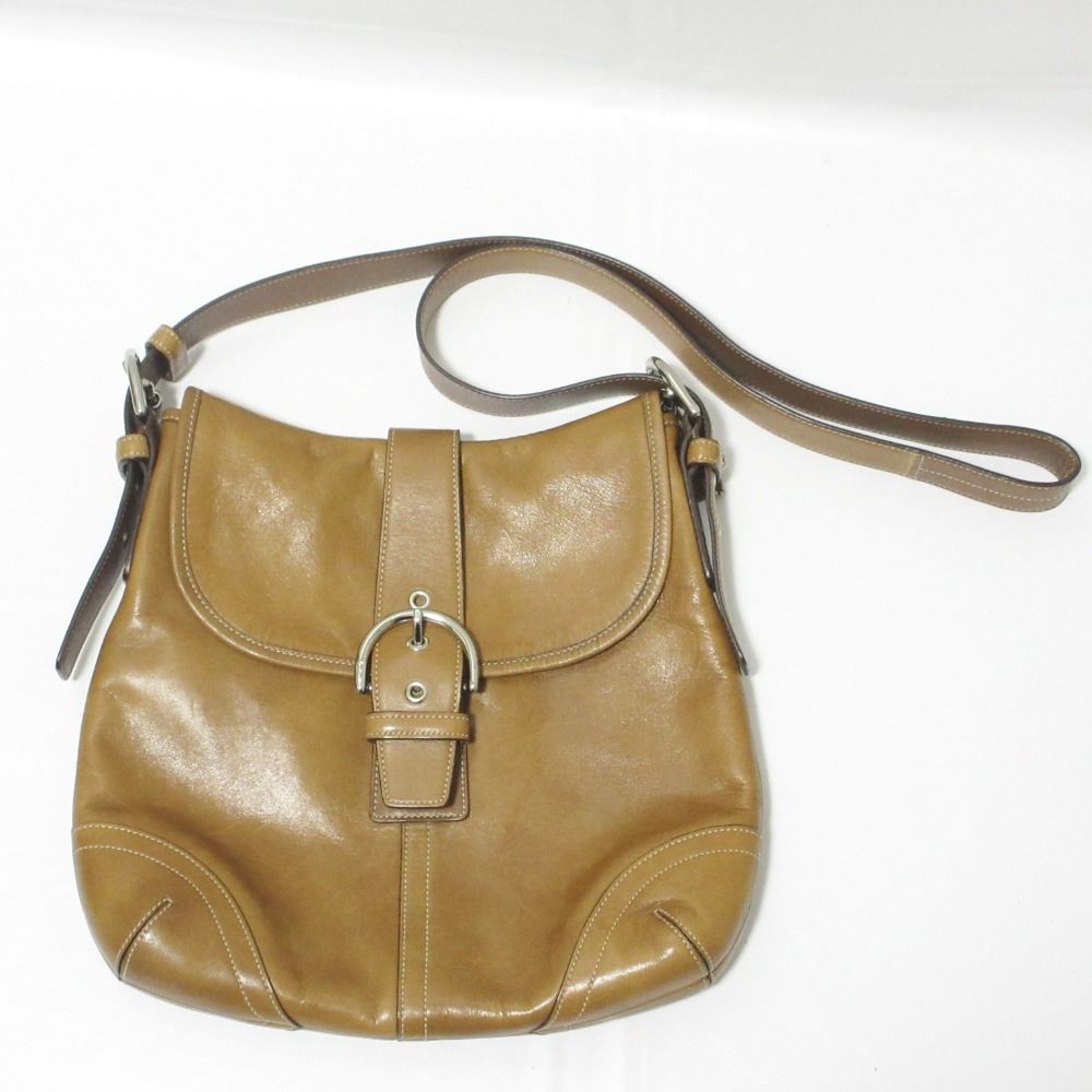 良品 COACH コーチ ソーホー スモール レザー ダッフル 裏地 