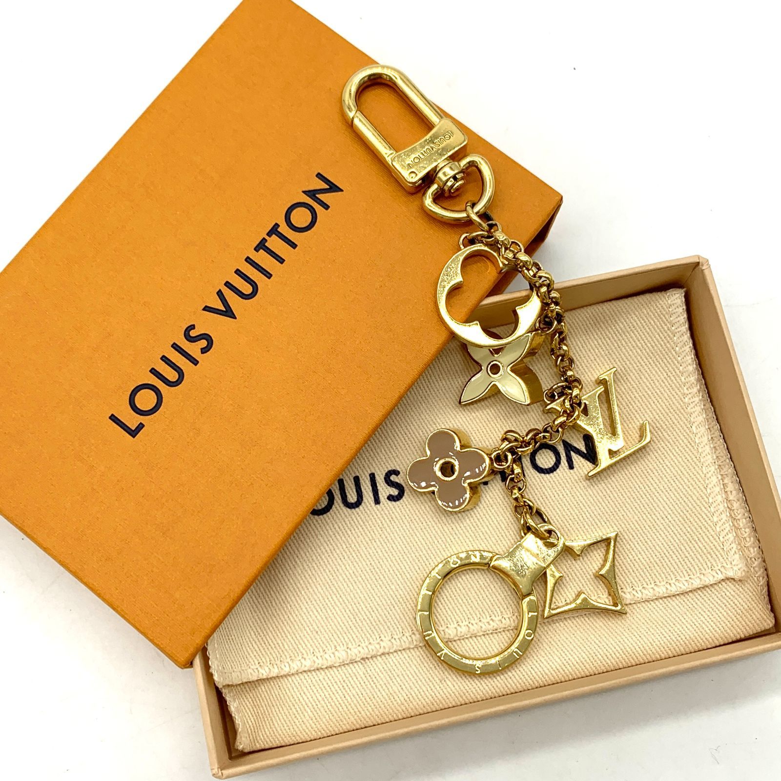 ☆☆LOUIS VUITTON ルイヴィトン フルール ドゥ モノグラム M65111 バッグチャーム キーホルダー