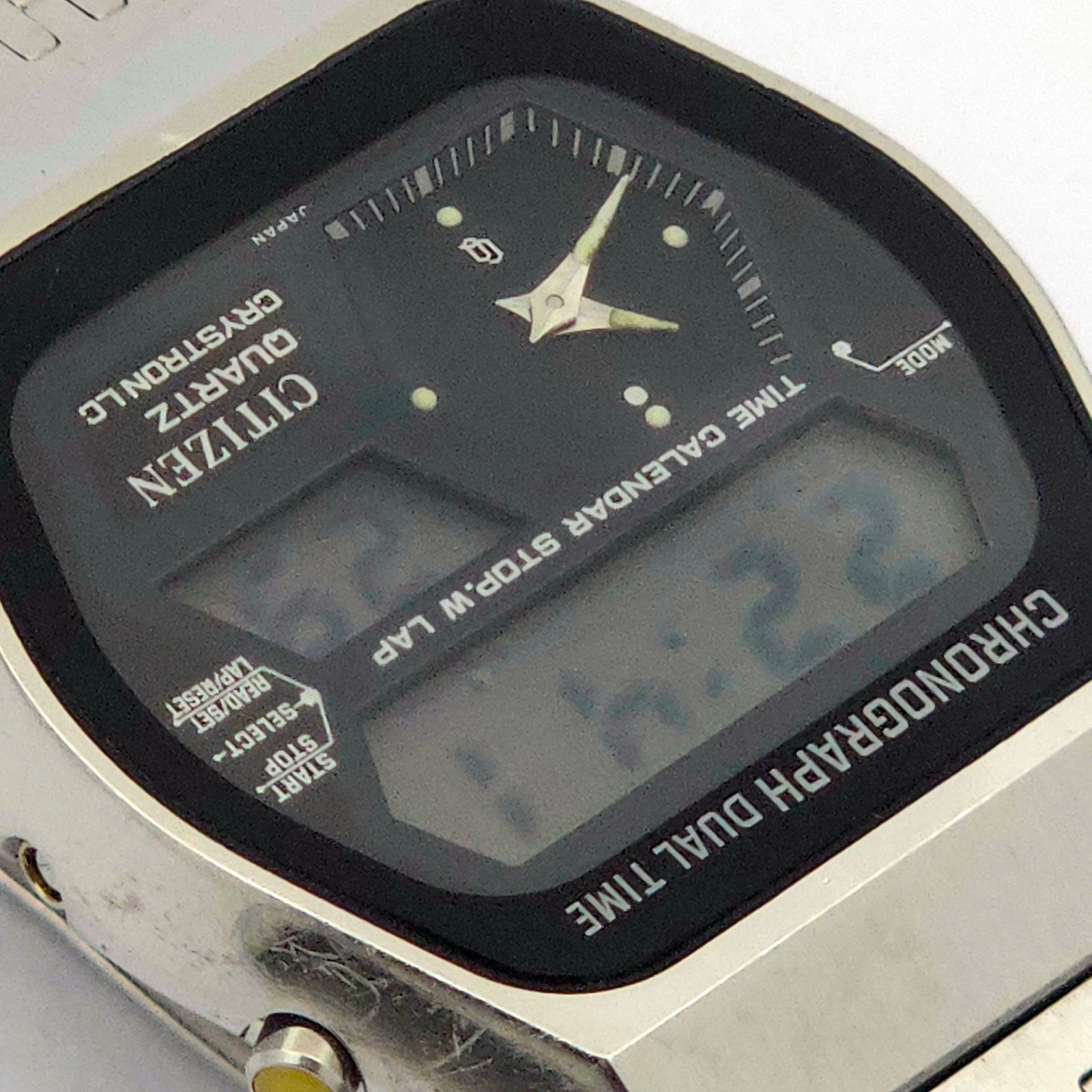 CITIZEN シチズン クリストロンLC 4-097416 アナデジ QZ 動作品