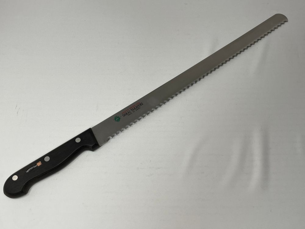 堺孝行 UDDEHOLM SWEDISH STEEL パンスライサー 刃渡360mm 品 おまけ付