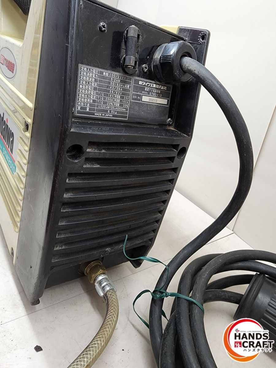 ♪新ダイワ やまびこ 直流TIG溶接機 中古品 STW201D Inverter TIG