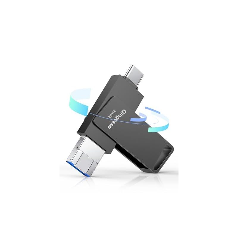 「専用アプリ必要なし」usbメモリ 256gb iphone対応usbメモリ タイプc usbメモリ iphone用 外付けメモリ（シルバー） iphone対応 usb iphone兼用 専用アプリ必要なし、初心者向け」usbメモリ 256gb iphone対応usb