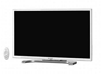 【】「非常に良い」SHARP フリースタイルスタンダートAQUOS 32型 地上・BS・110度CSデジタルフルハイビジョン液晶テレビ ホワイト系 LC-32F3-W