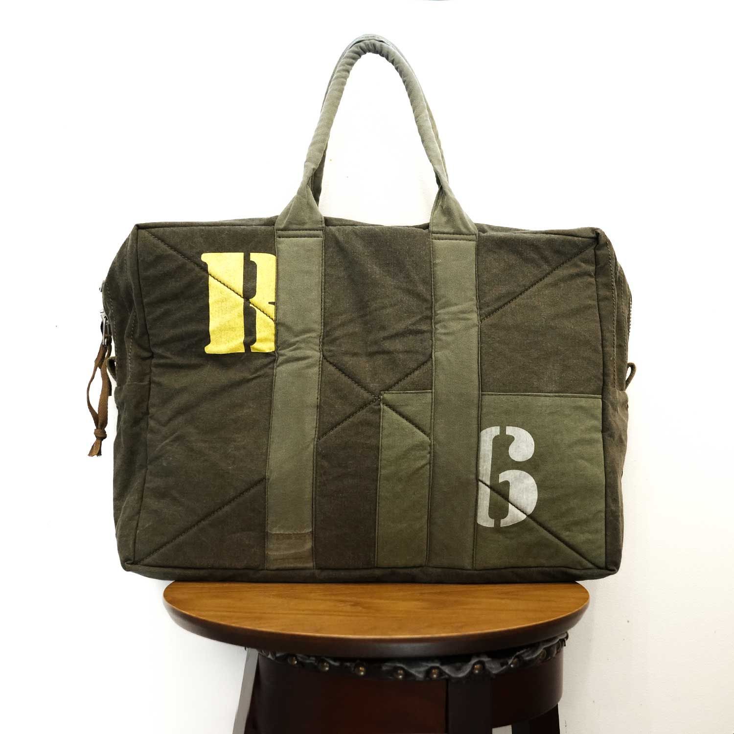 メンズ T.K GARMENT SUPPLYビンテージ軍物テント バッグ トラベルバッグ