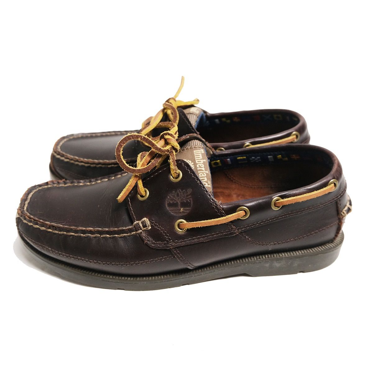 ティンバーランド 2アイ モカシン デッキシューズ 8 (26cm) 濃茶