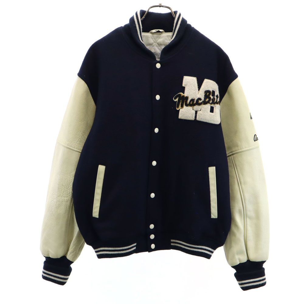 日本製】 マクベス フーデットメルトンスタジャン 裏地キルティング L