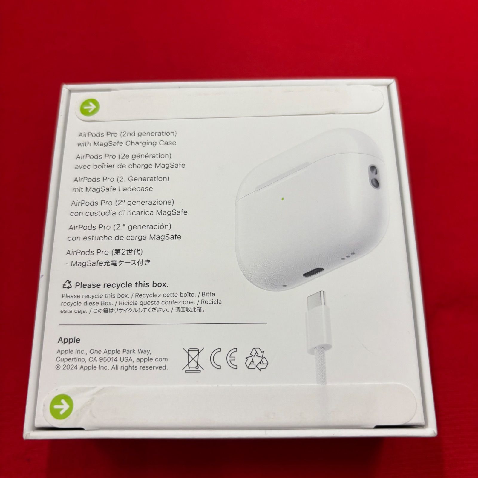 AirPods Pro 2 第二世代 A3047 エアポッズプロ イヤホン 本体