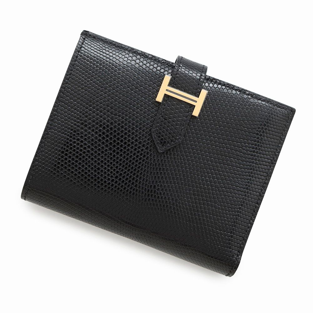 ダブルG カードケース ウォレット (コイン＆紙幣入れ付き） ・ベージュ