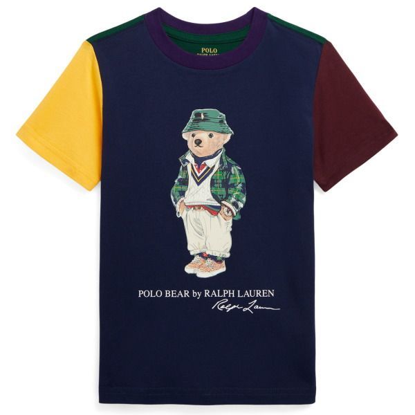 ラルフローレン ハットベア カラーブロックＴシャツ