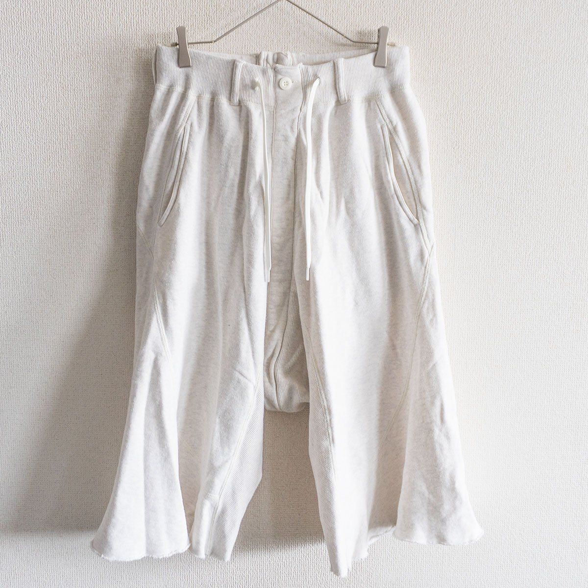 AD2011】GANRYU【スウェット サルエルパンツ】M オートミール