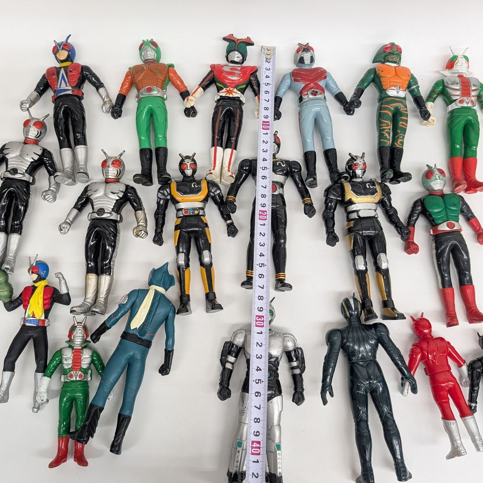 仮面ライダー フィギュア ソフビ 当時物 セット 大量 19体セット