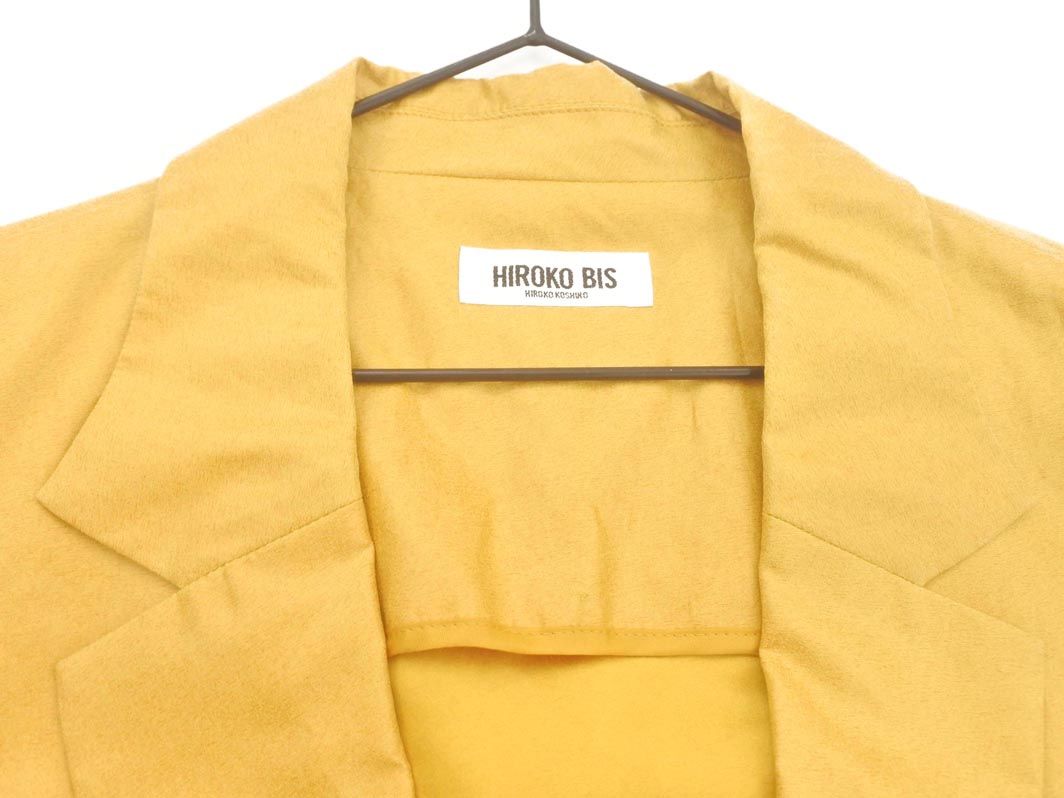 HIROKOBIS ヒロコビス　ベスト　チュニック　ジレ HIROKO BIS ヒロコビス ベスト size11/黄 □◇ レディース