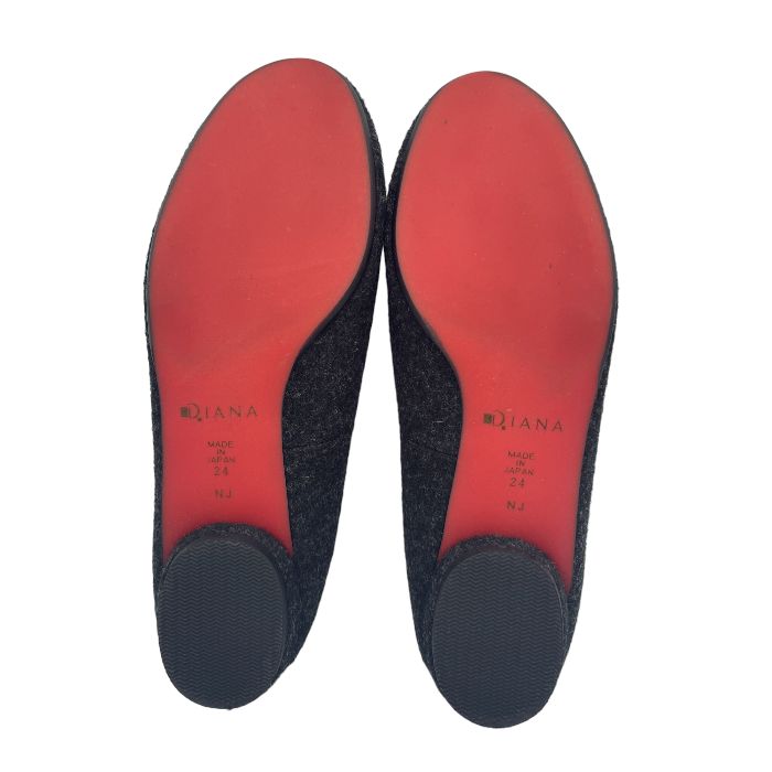 DIANA ダイアナ ディズニー スパンコール フラットシューズ 24