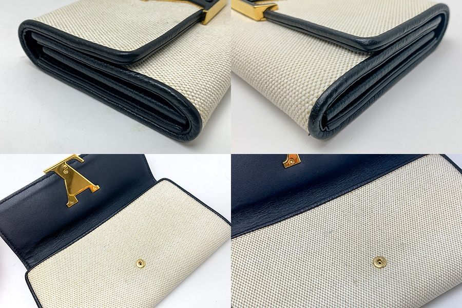 LOUIS VUITTON ルイヴィトン アイボリー ブラック 黒 LVアイコン  