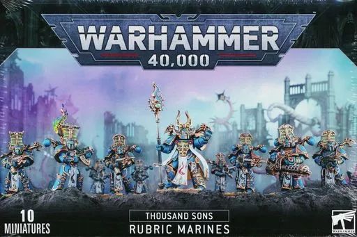 ミニチュアゲーム　サウザンド サン： ルーブリック マリーン 「ウォーハンマー40000」 (Thousand Sons： Rubric Marines) [43-35] Games Workshop 43-35 - Warhammer 40,000 - Thousand Sons