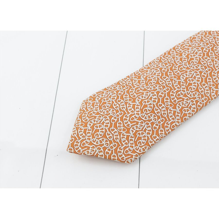新品 エルメス ネクタイ 5186 IA シルク100% ORANGE-オレンジ 新品 エルメス ネクタイ 5186 IA シルク100% ORANGE-オレンジ - メルカリ