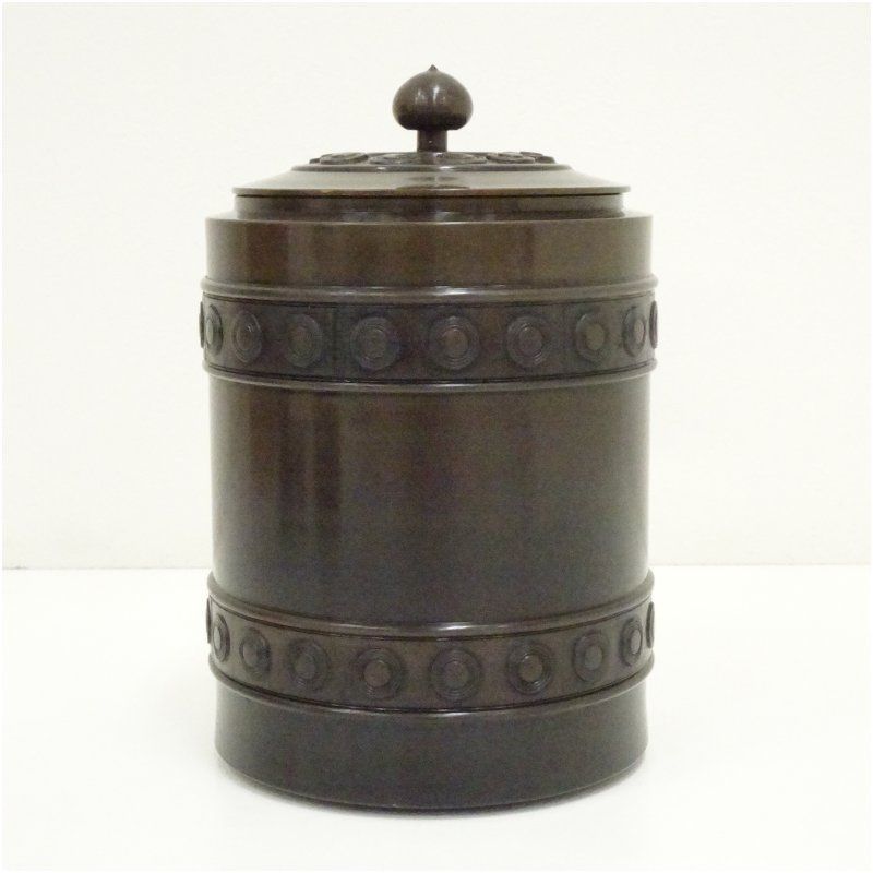 風炉師 鳳泉造 唐銅皆具（共箱） 茶道 茶道具 おしゃれ セット 一式