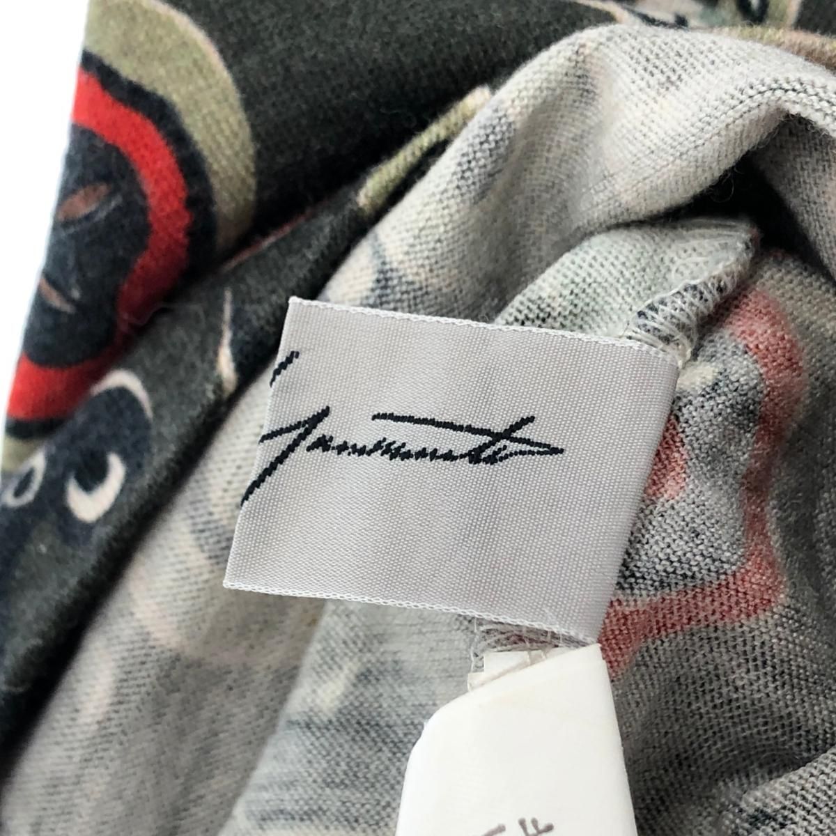 YOHJI YAMAMOTO ヨウジヤマモト 長袖カットソー サイズ:3 カーキ
