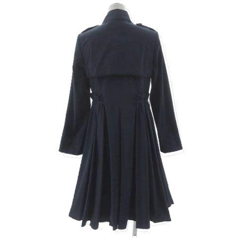 ランバン♡フリルトレンチ LANVIN フリル付きトレンチコート 40