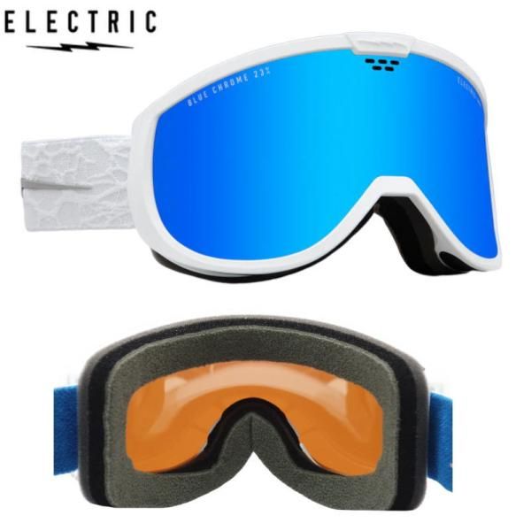 23-24 ELECTRIC CAM MATTE WHITE NURON レンズ BLUE CHROME CONTRASTエレクトリック