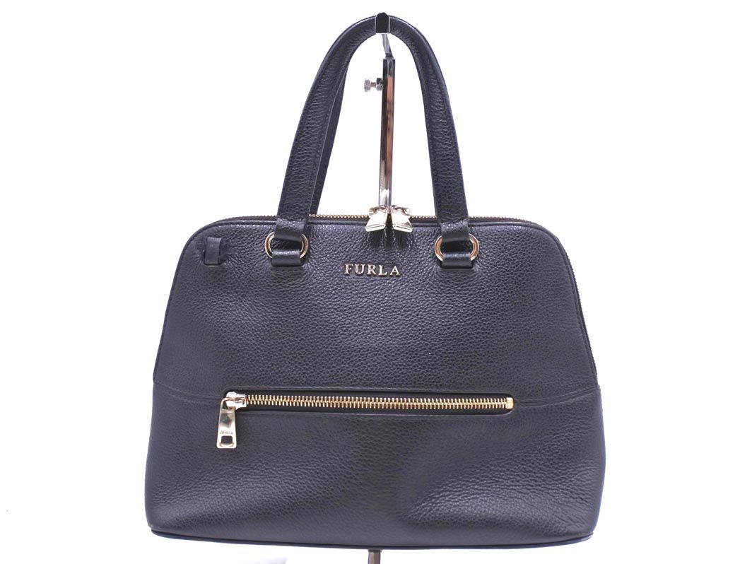 美品♪ FURLA フルラ レザーハンドバッグ 楽天市場】フルラ ロゴ 2way バイカラー ハンドバッグ レザー